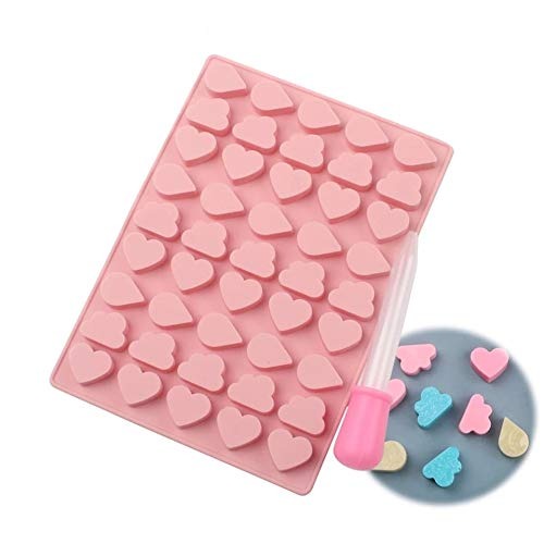 3D 45 Cavity Cloud Heart Drop Shape Silicone Chocolate Mold Candy And Jelly Making - UG LAND INDIA