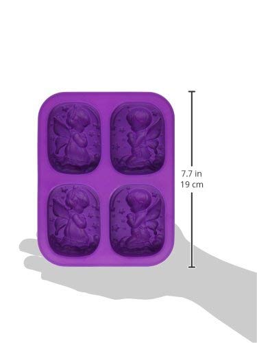 4 Cavity 3D Angels Silicone Mold Soap mould  wax mold - UG LAND INDIA