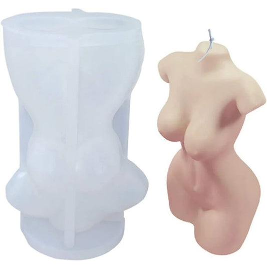 3D Naked Body Female Body Silicone Candle Mold Women Candle Spiritual - UG LAND INDIA