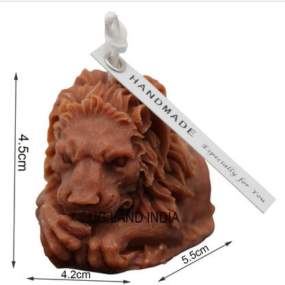 3D Lion Candle Mold Food Grade Silicone Mould Candle Silicone Molds Candle - UG LAND INDIA