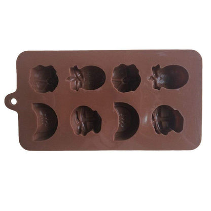 3D 8 Cavity Fruit Shape Chocolate Mould Jelly Candy Mould Cake Baking Mould - UG LAND INDIA