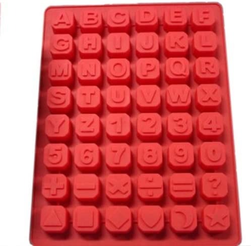 3D 26 Letters Alphabet Operators Chocolate Mould  Ice Cube Tray Chocolate Candy DIY Mold Silicone Cake Decorating Fondant Baking Molds - UG LAND INDIA