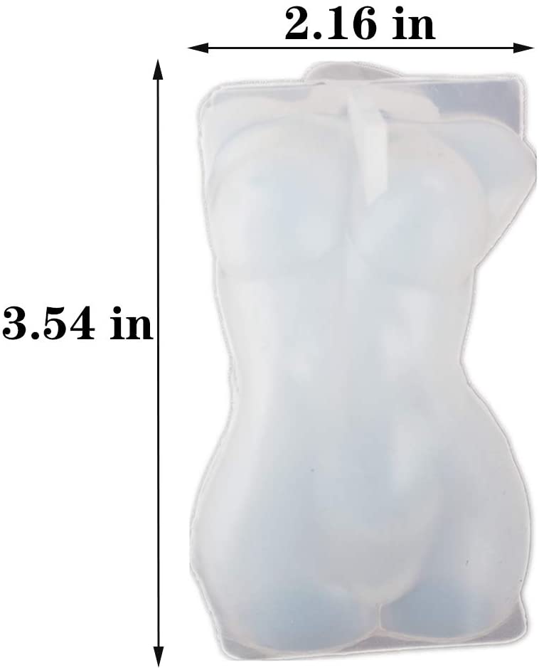 3D Woman Body silicone candle mould Resin mold,Candle Mold, Soap Mold, Plaster mold - UG LAND INDIA