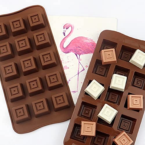 3D 15 Cavity Square Box Shape Mould Candy Mold Baking Tools for Cake Chocolate Ice Jelly - UG LAND INDIA