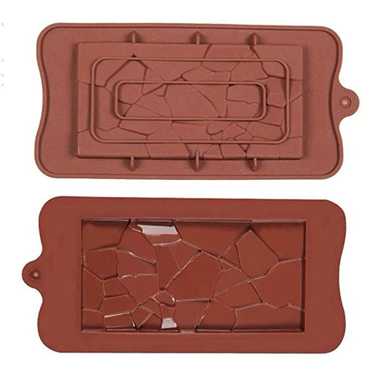 3D Silicone Break Design Mould Candy Chocolate Bar Mould DIY Candy Jelly Pudding Fondant Molds - UG LAND INDIA