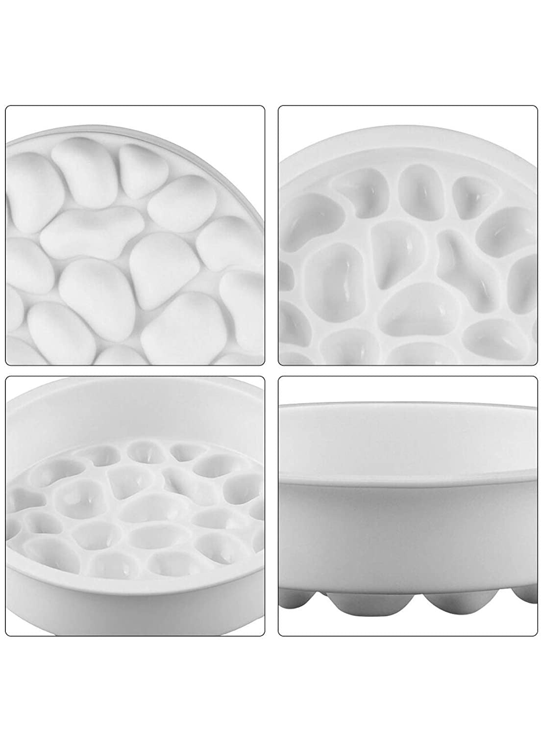 3D Round Bubble Stone Cake Molds Entremet Cake Mould Mousse Mold - UG LAND INDIA