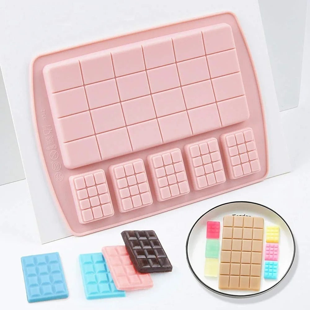 3D 2 in 1 Mini Bar and Big Bar Silicone Chocolate Mould DIY Decoration - UG LAND INDIA