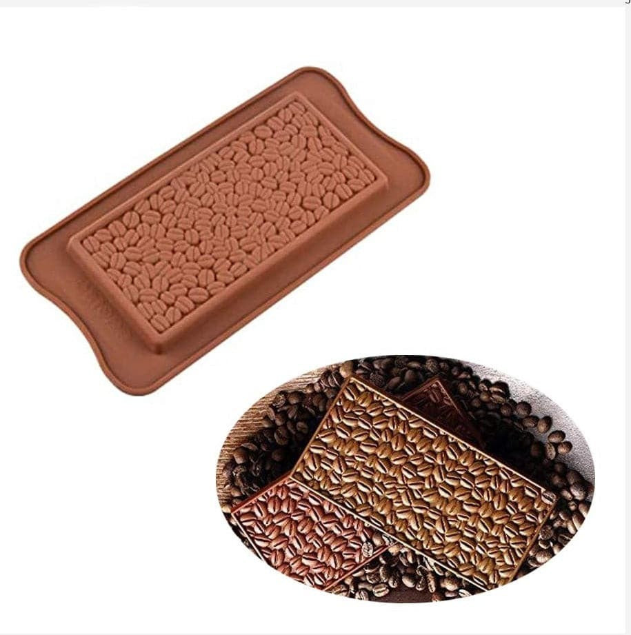 3D Silicone Coffee Beans Mould Candy Chocolate Bar Mould Mini Coffee Bean - UG LAND INDIA