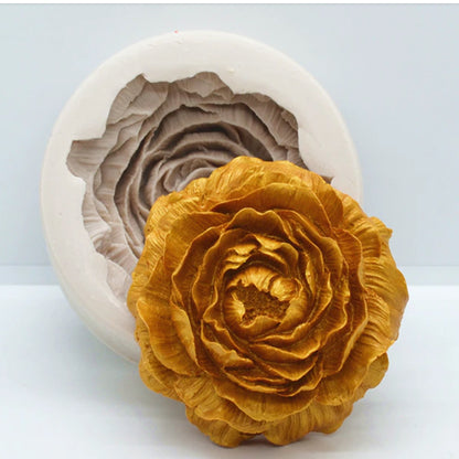 3D Silicone Peony Candle Mold peonies, Large peony candle Mold, romantic candle Mould, flower mould for candle, soap, resin, wedding candle mold - UG LAND INDIA