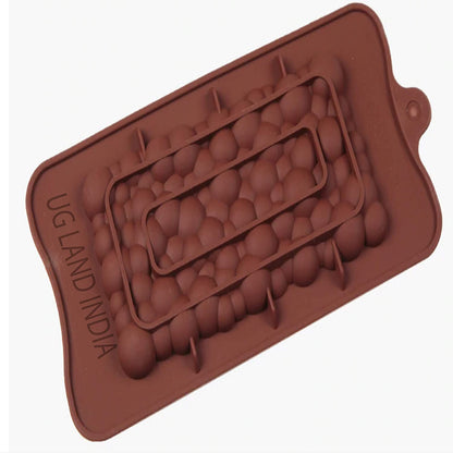 3D Bubble Shape Chocolate Mould Silicone Beautiful Designs of Bubble Making Chocolate - UG LAND INDIA