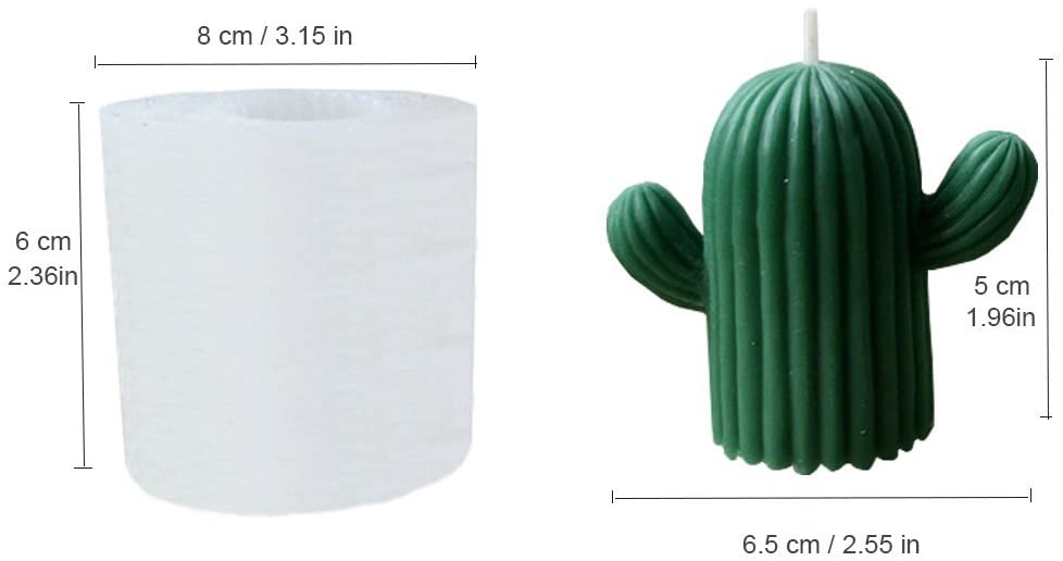 3D Cactus Mold Cactus Polymer Clay Mold Laster Mold Resins Mold Epoxy gypsum concrete - UG LAND INDIA