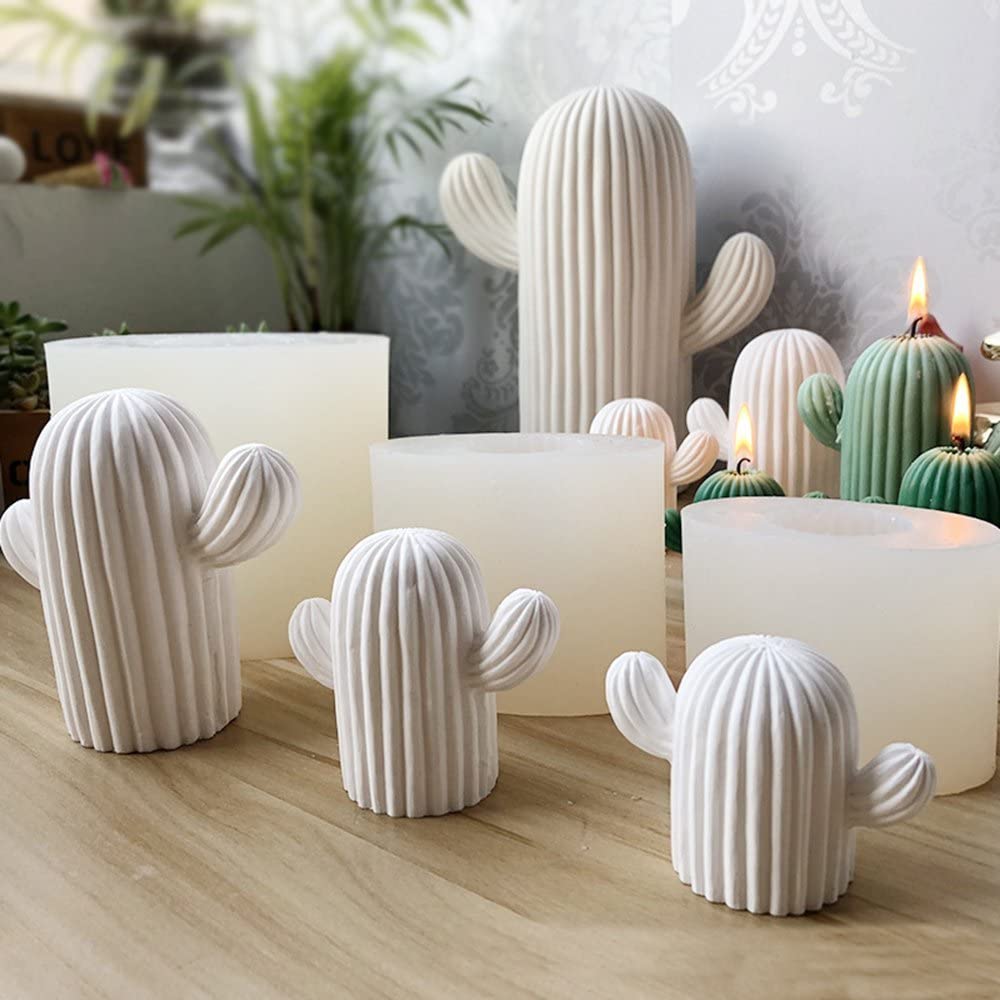 3D Cactus Mold Cactus Polymer Clay Mold Laster Mold Resins Mold Epoxy gypsum concrete - UG LAND INDIA