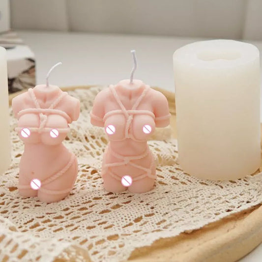 3D Women Body Silicone Mold for making candles, resin, soap, candle mould, nude, Female linger - UG LAND INDIA