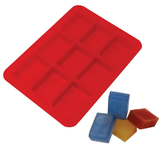 3D 9 Cavity Rectangle Silicone Soap Mould Soap Weight Approx. 20g Hotel Use - UG LAND INDIA