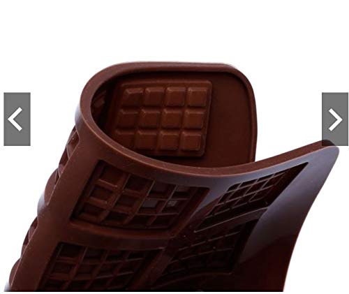 3D 12 Cavity Thin Mini Chocolate Bar Chocolate Mould Ice Mould Chocolate Decorating Mould Garnishing Mold - UG LAND INDIA