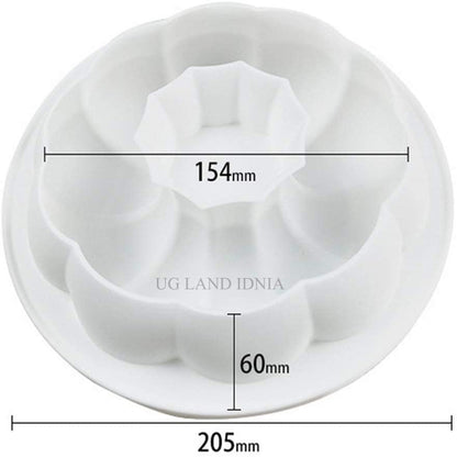 3D Donut Shaped Silicone Mousse Cake Mold Chocolate Sugarcraft Jelly Confectionery Baking Dish Dessert Decorators - UG LAND INDIA