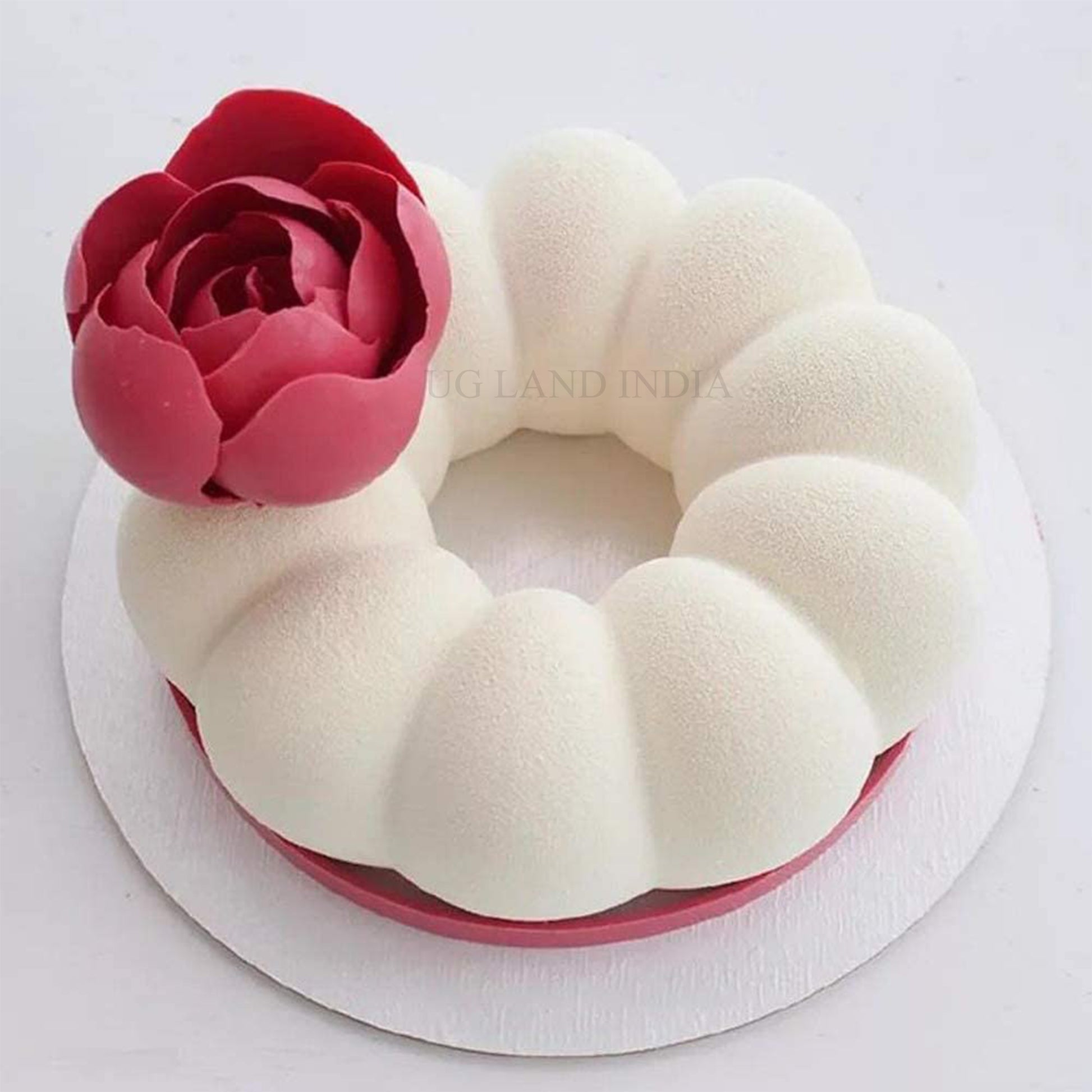 3D Donut Shaped Silicone Mousse Cake Mold Chocolate Sugarcraft Jelly Confectionery Baking Dish Dessert Decorators - UG LAND INDIA