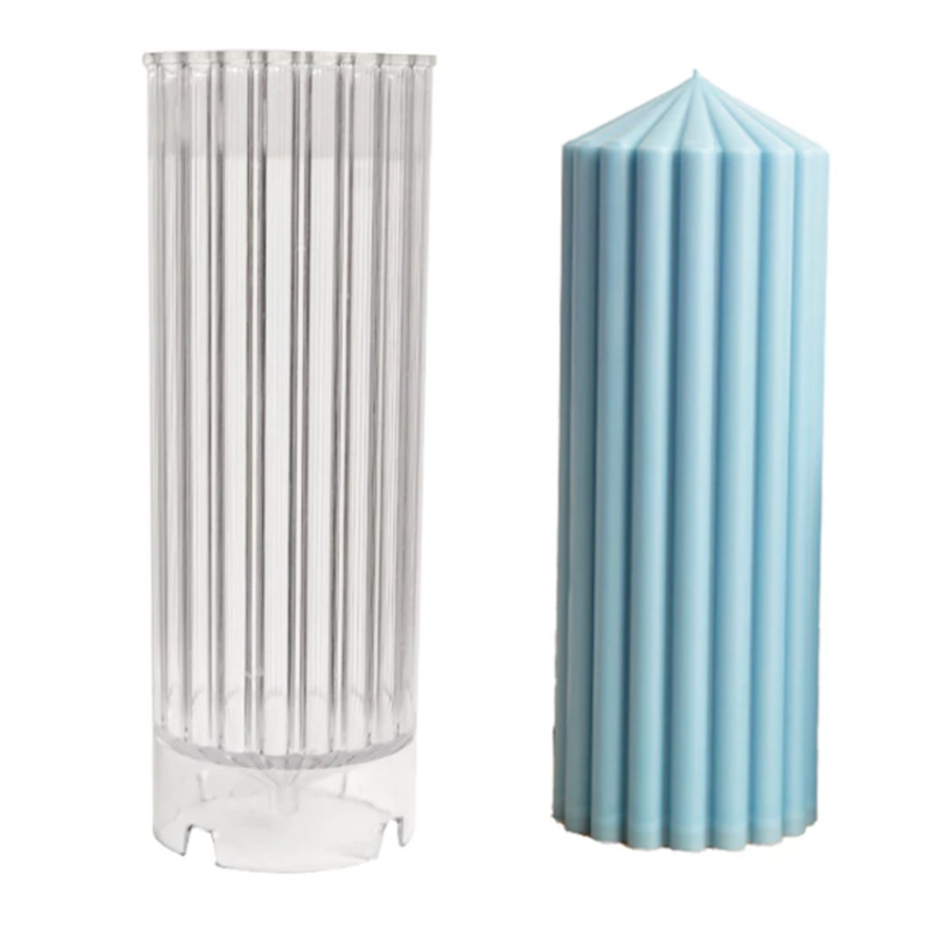 3D Pillar Polycarbonate Mould Candle Mould DIY Handmade Aromatherapy Candle Mould - UG LAND INDIA