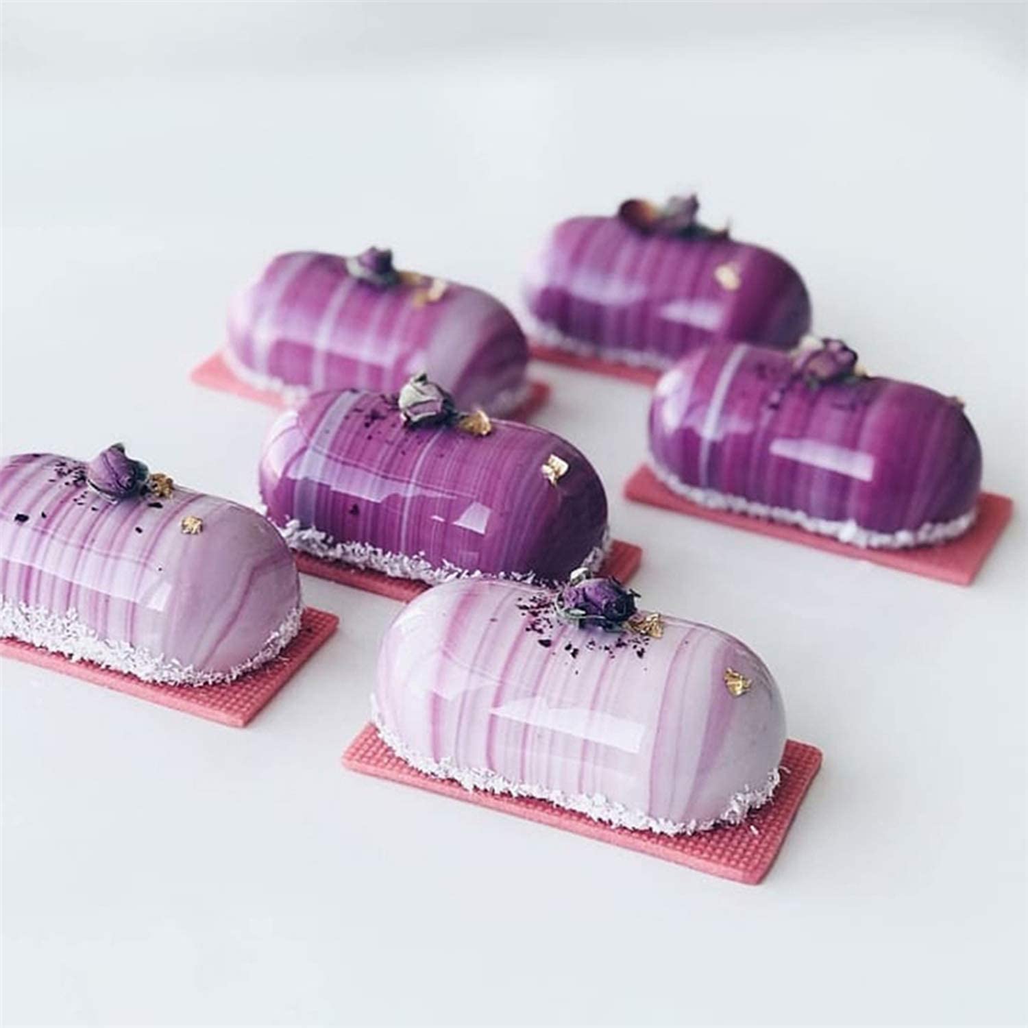 3D 8 Cavity Pillow Shaped Non Stick Chocolate Cake Mould DIY Dessert Molds - UG LAND INDIA
