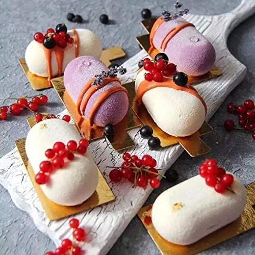 3D 8 Cavity Pillow Shaped Non Stick Chocolate Cake Mould DIY Dessert Molds - UG LAND INDIA