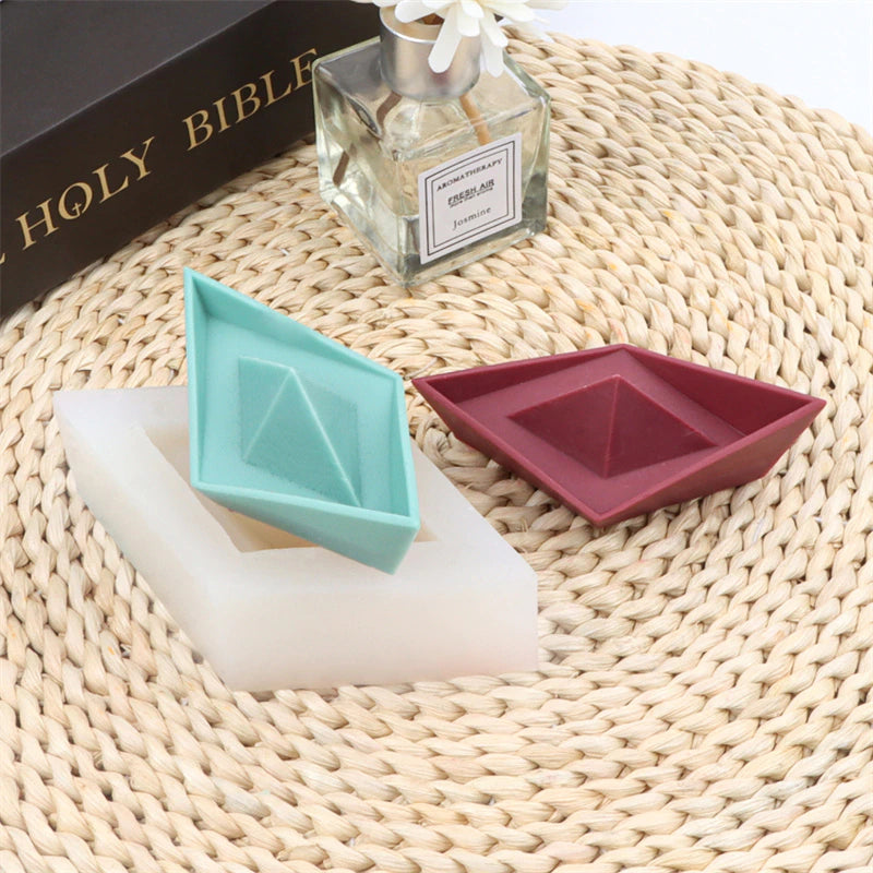 3D Boat Silicone Candle Mold Origami Boat Mold Boat Candle Mold DIY - UG LAND INDIA