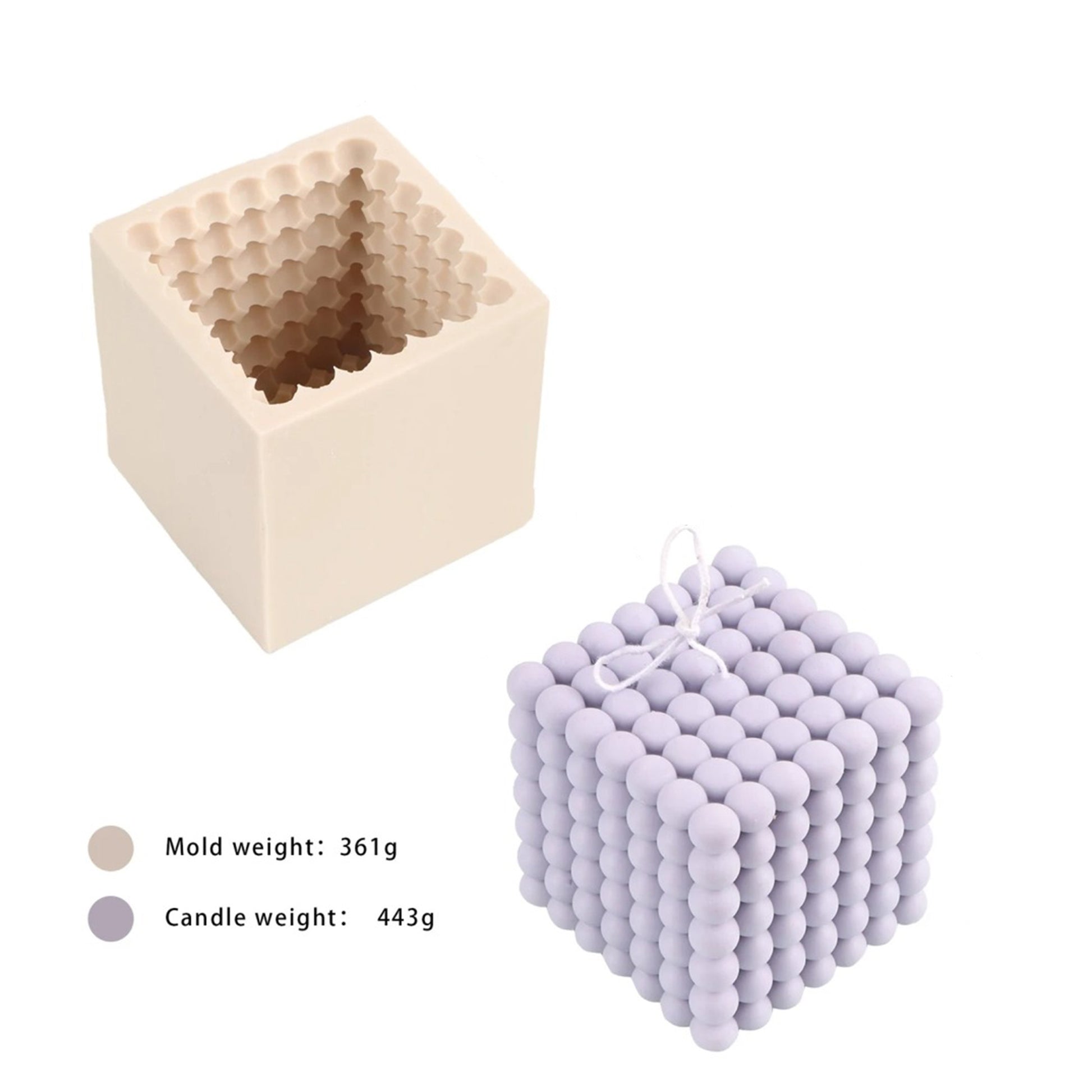 3D Big Bubble Mold Geometric 7 Layer Candle Molds Silicone Mold Candle Making Craft - UG LAND INDIA