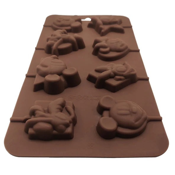 3D 8 Cavity Cartoon Shaped Silicone Chocolate Mould DIY Fun Creativity - UG LAND INDIA