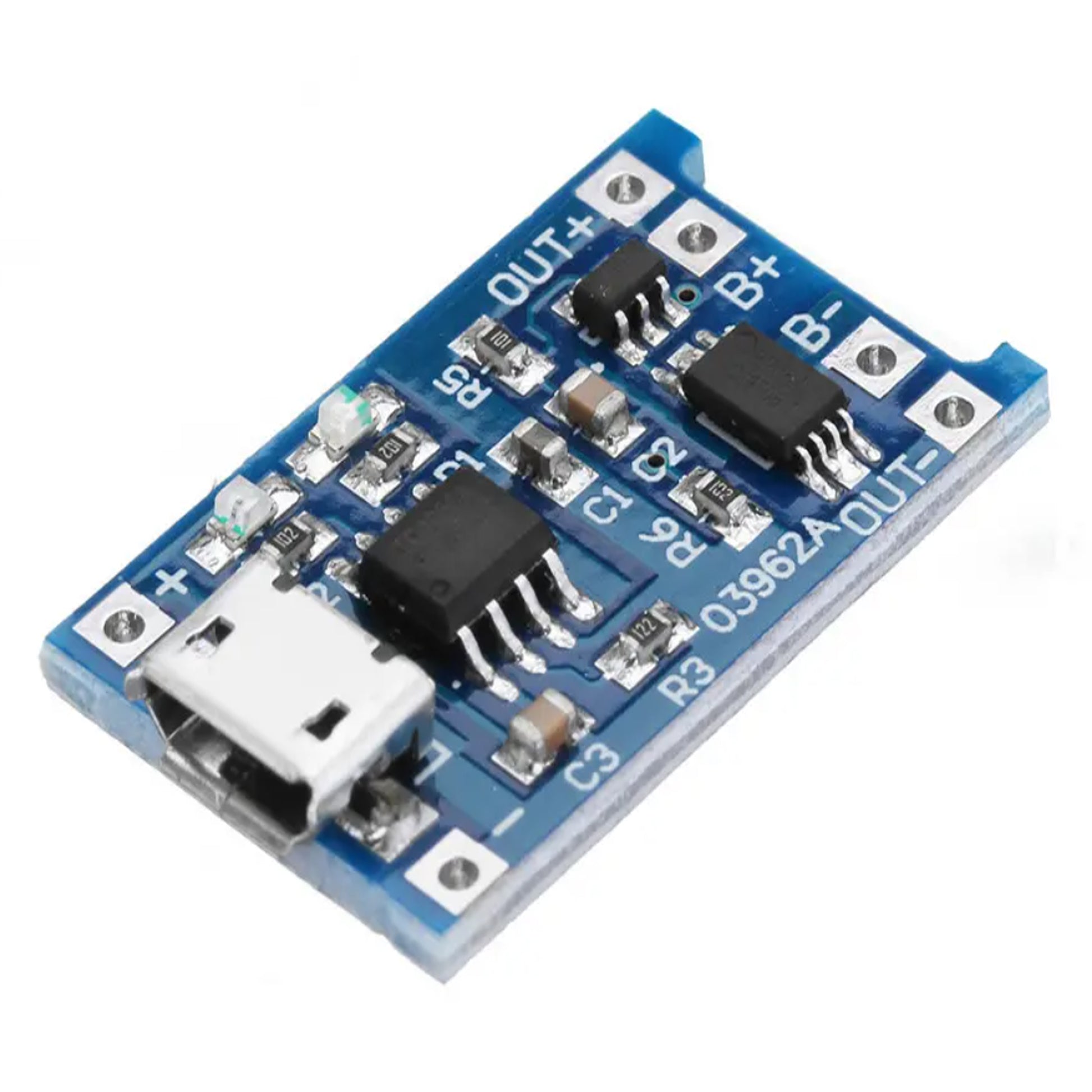 TP4056 Micro USB 5V 1A Lithium Battery Charging Protection Board - UG LAND INDIA