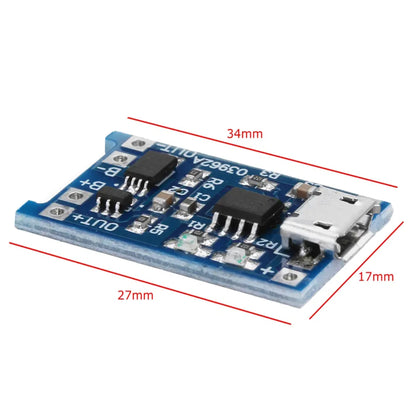 TP4056 Micro USB 5V 1A Lithium Battery Charging Protection Board - UG LAND INDIA