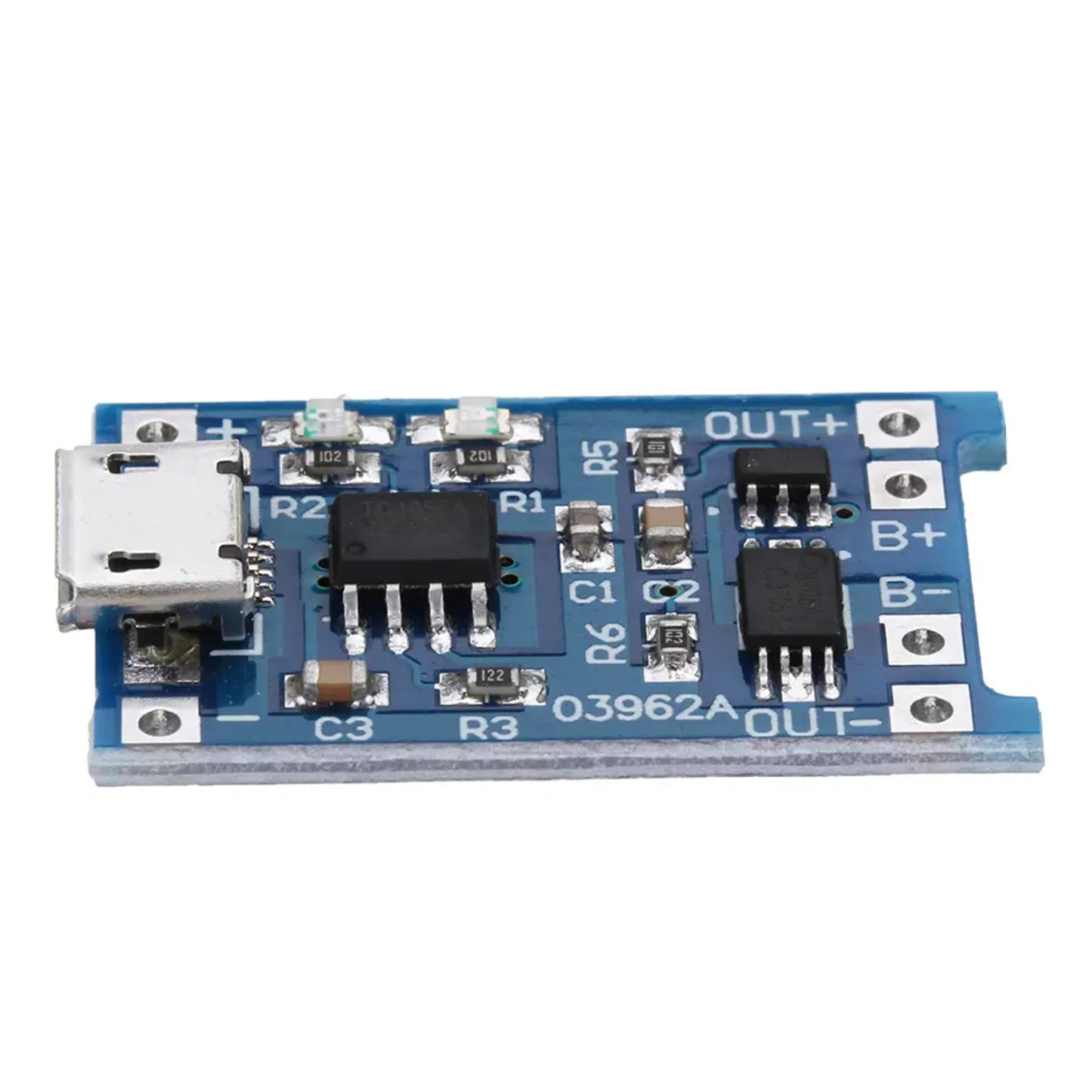 TP4056 Micro USB 5V 1A Lithium Battery Charging Protection Board - UG LAND INDIA