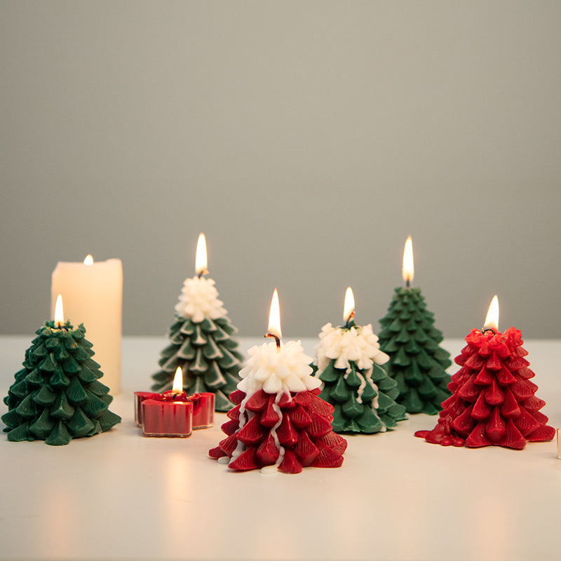 3D Christmas Tree Silicone Candle Mold , Wax DIY For Fun Decoration - UG LAND INDIA