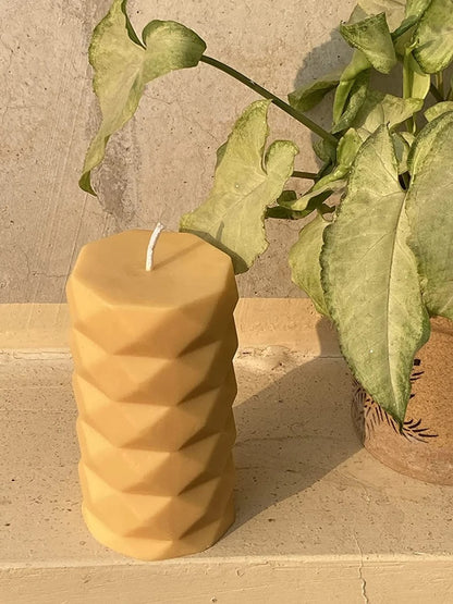 3D Diamond Pillar Silicone Candle Mold ,DIY Plaster Crafts Mould Candle Mould - UG LAND INDIA