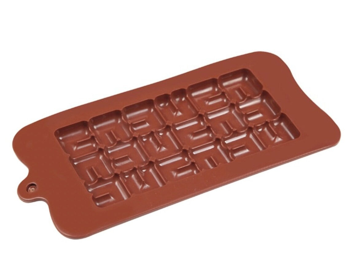 3D Silicone Chocolate Bar Molds Break Apart Chocolate Molds Homemade Protein and Energy Bar Molds - UG LAND INDIA