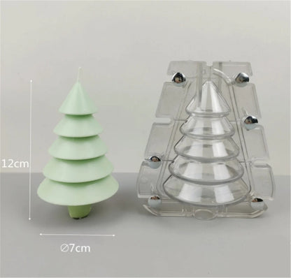 Polycarbonate Candle Molds Christmas Tree Scented Candle Making Mould - UG LAND INDIA