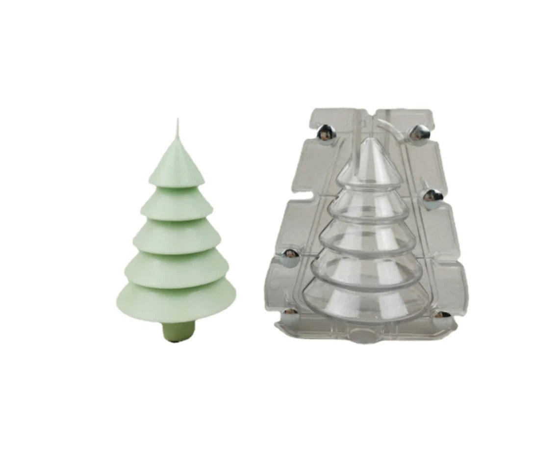 Polycarbonate Candle Molds Christmas Tree Scented Candle Making Mould - UG LAND INDIA