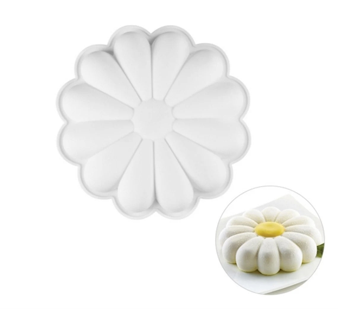 3D Sunflower Silicone Entremet Cake Mold Uses For Party Birthdays - UG LAND INDIA