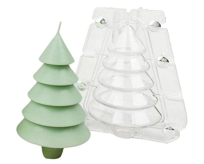 Polycarbonate Candle Molds Christmas Tree Scented Candle Making Mould - UG LAND INDIA