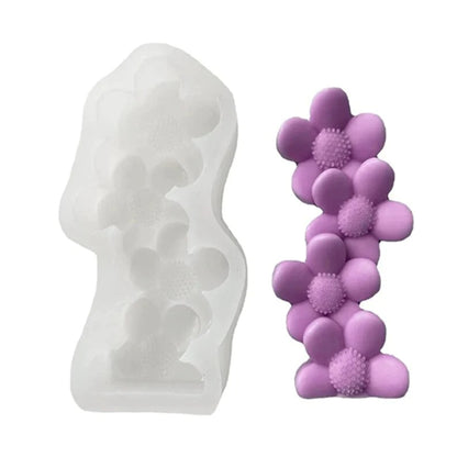 3D Gardening Candle Silicone Mold Scented Candle Mould Home Decoration - UG LAND INDIA