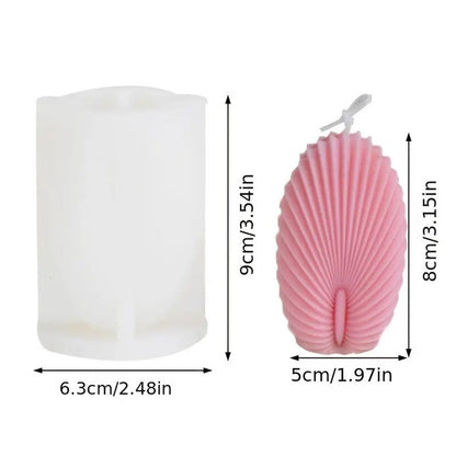 3D Feather Shape Silicone Candle Mould Home Decoration Used For Making Soaps - UG LAND INDIA