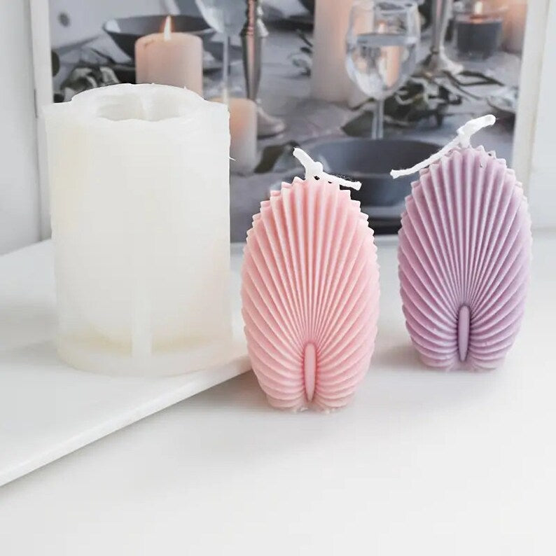 3D Feather Shape Silicone Candle Mould Home Decoration Used For Making Soaps - UG LAND INDIA