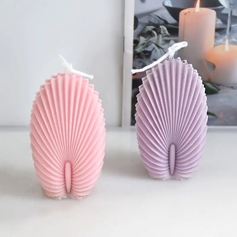 3D Feather Shape Silicone Candle Mould Home Decoration Used For Making Soaps - UG LAND INDIA