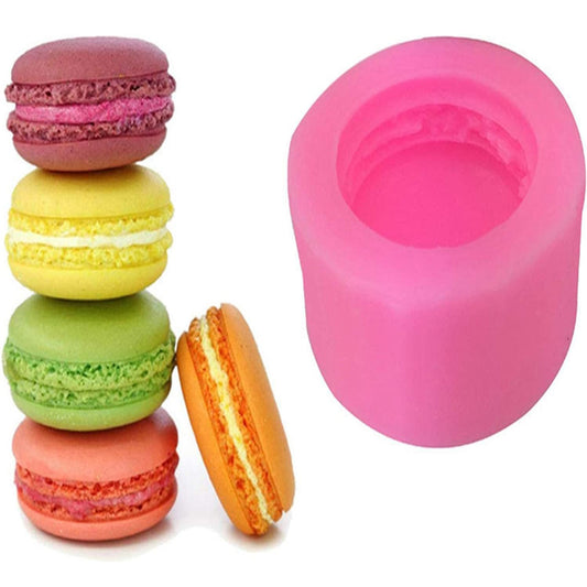 3D Macaron Silicone Mold Sweets Wax Candle Chocolate Mold Handmade Soap Plaster Clay Jewelry Making Fondant Cake Burger Candy Decor Mold - UG LAND INDIA