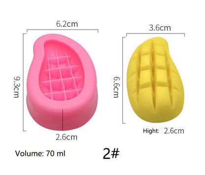 3D Mango Fruit Shaped Silicone Candle Mould Wax Mold - UG LAND INDIA