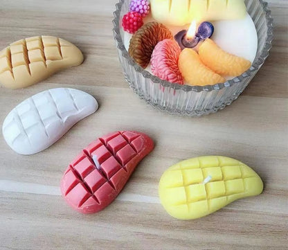 3D Mango Fruit Shaped Silicone Candle Mould Wax Mold - UG LAND INDIA