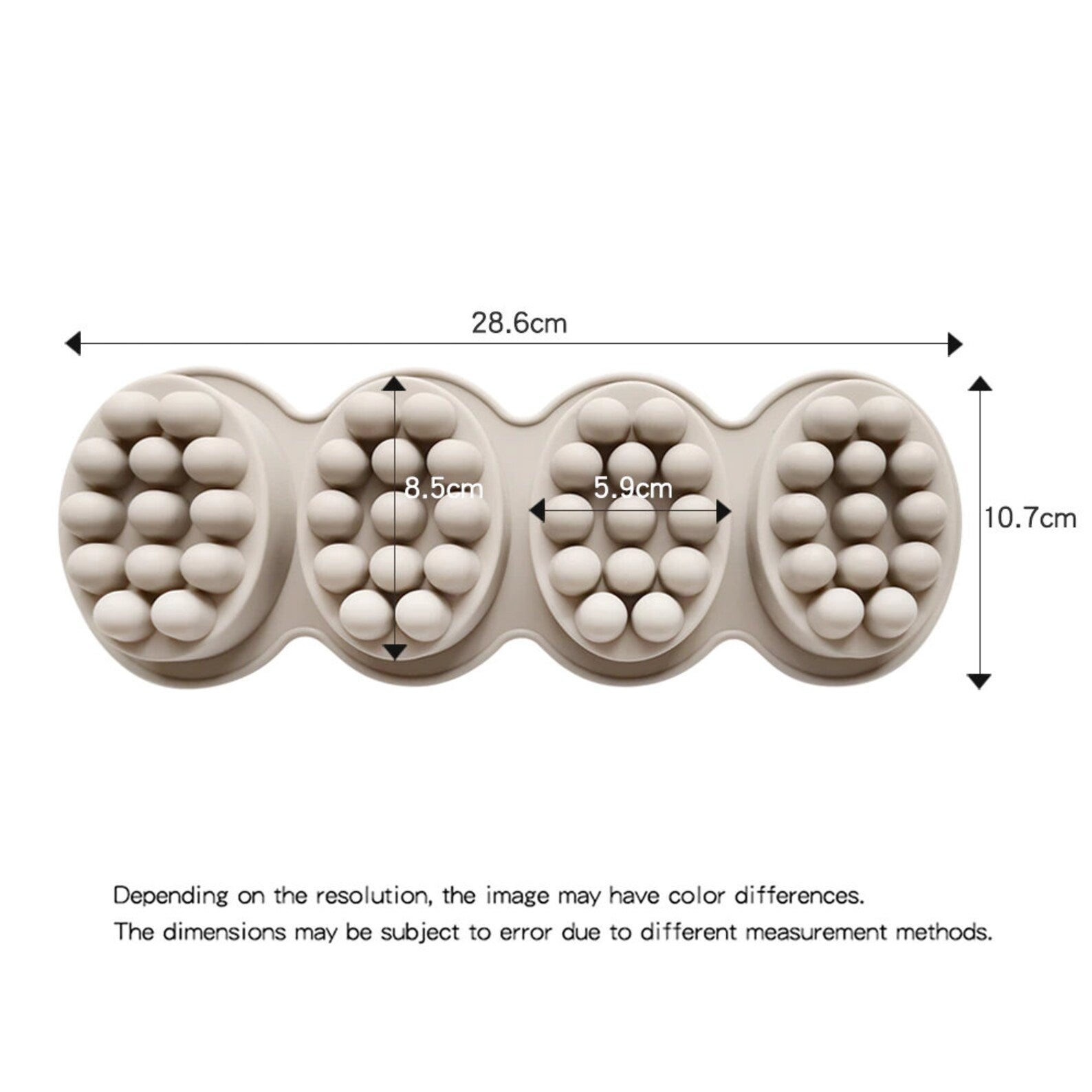 3D Round & Square 6-Cavity Silicone Soap Mold Making Cake mold lotion bars  Mold Chocolate Mold soap form