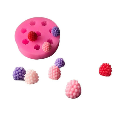 3D 8 Cavity Berry Silicone Candle Mold DIY Home Decoration - UG LAND INDIA