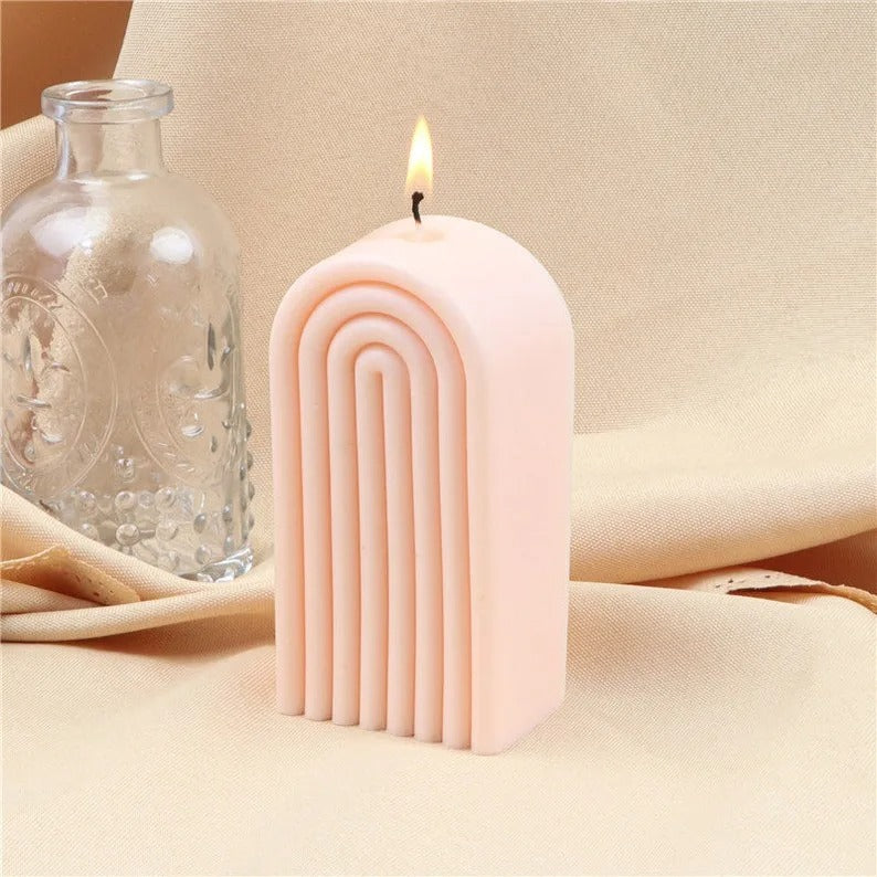 Cylinder Candle Molds for Candle Making 4in & 3in & 2in Silicone Candle  Mold Pillar Epoxy Resin Casting Molds for DIY Crafts Wax Candle Making  Soaps (4 Sizes)