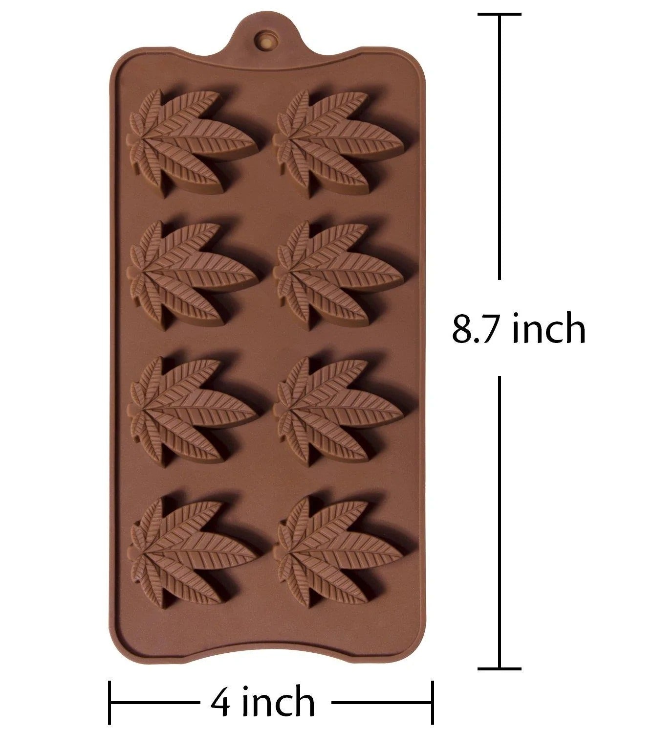 3D 8 Cavity Maple Leaves Chocolate Silicone Mold Cake Decoration - UG LAND INDIA