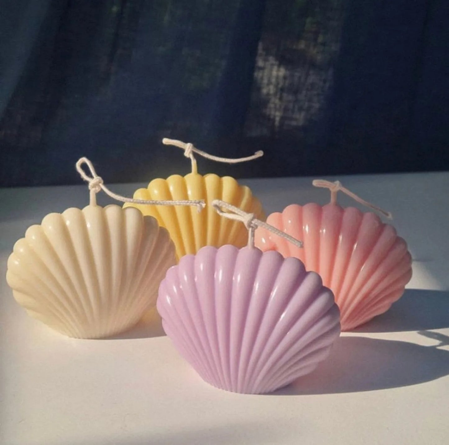 3D Seashell Silicone Candle Mold Scollop Candle Mold Shell Candle Mould Wax Silicone Mold Paraffin Candle Mold Soy Wax Mold - UG LAND INDIA