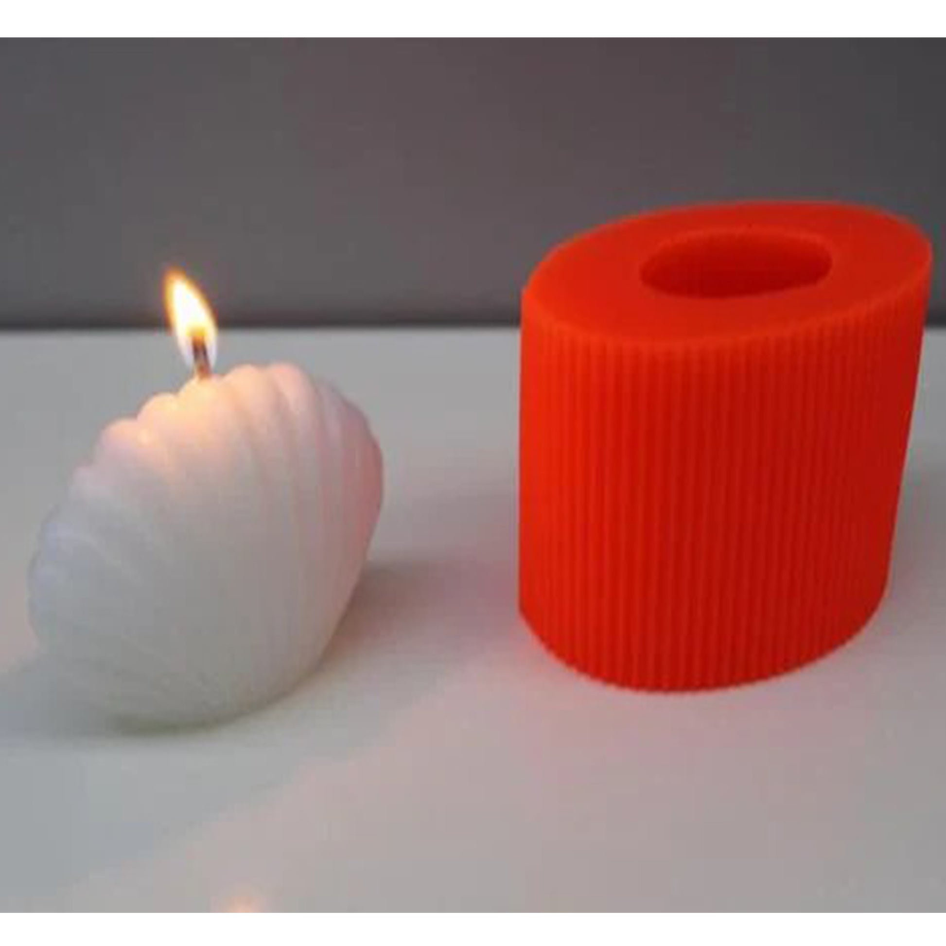 3D Seashell Silicone Candle Mold Scollop Candle Mold Shell Candle Mould Wax Silicone Mold Paraffin Candle Mold Soy Wax Mold - UG LAND INDIA